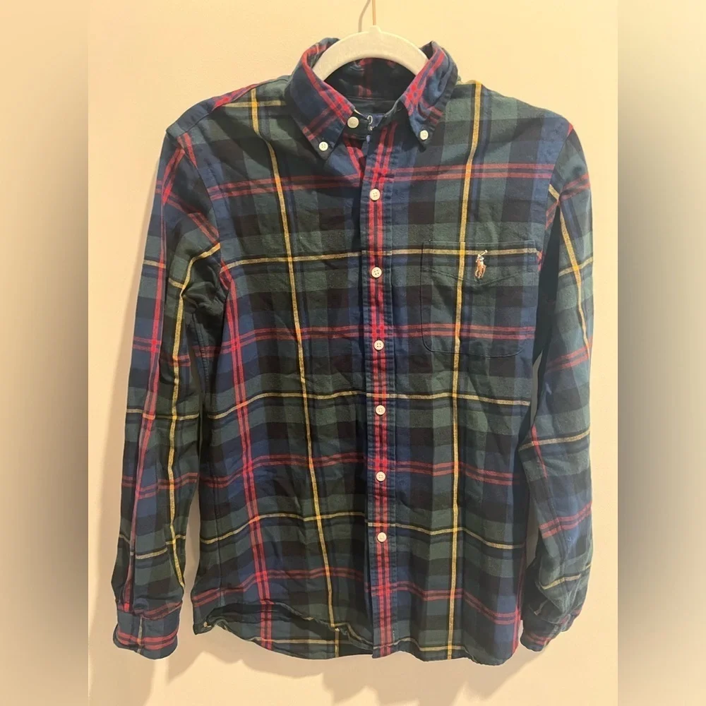 POLO RALPH LAUREN Tartan Classic Print Shirt, Men’s